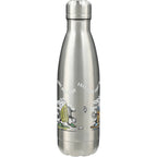 Copper Lined Vacuum Bottle, 17 oz Laser Engraving - Silver - Back
