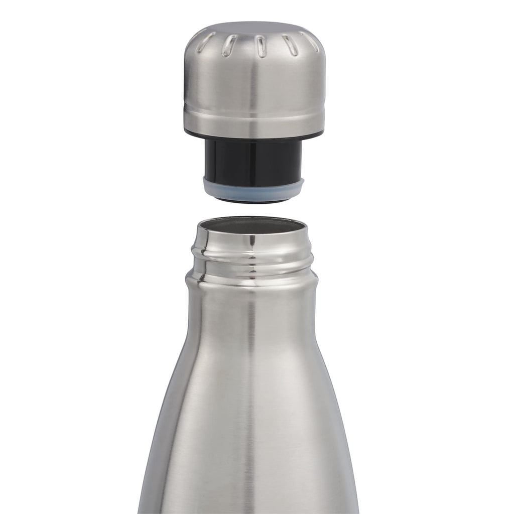 Copper Lined Vacuum Bottle, 17 oz Laser Engraving - Silver - Photo 2