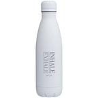 Copper Lined Vacuum Bottle, 17 oz Laser Engraving - White - Front 2