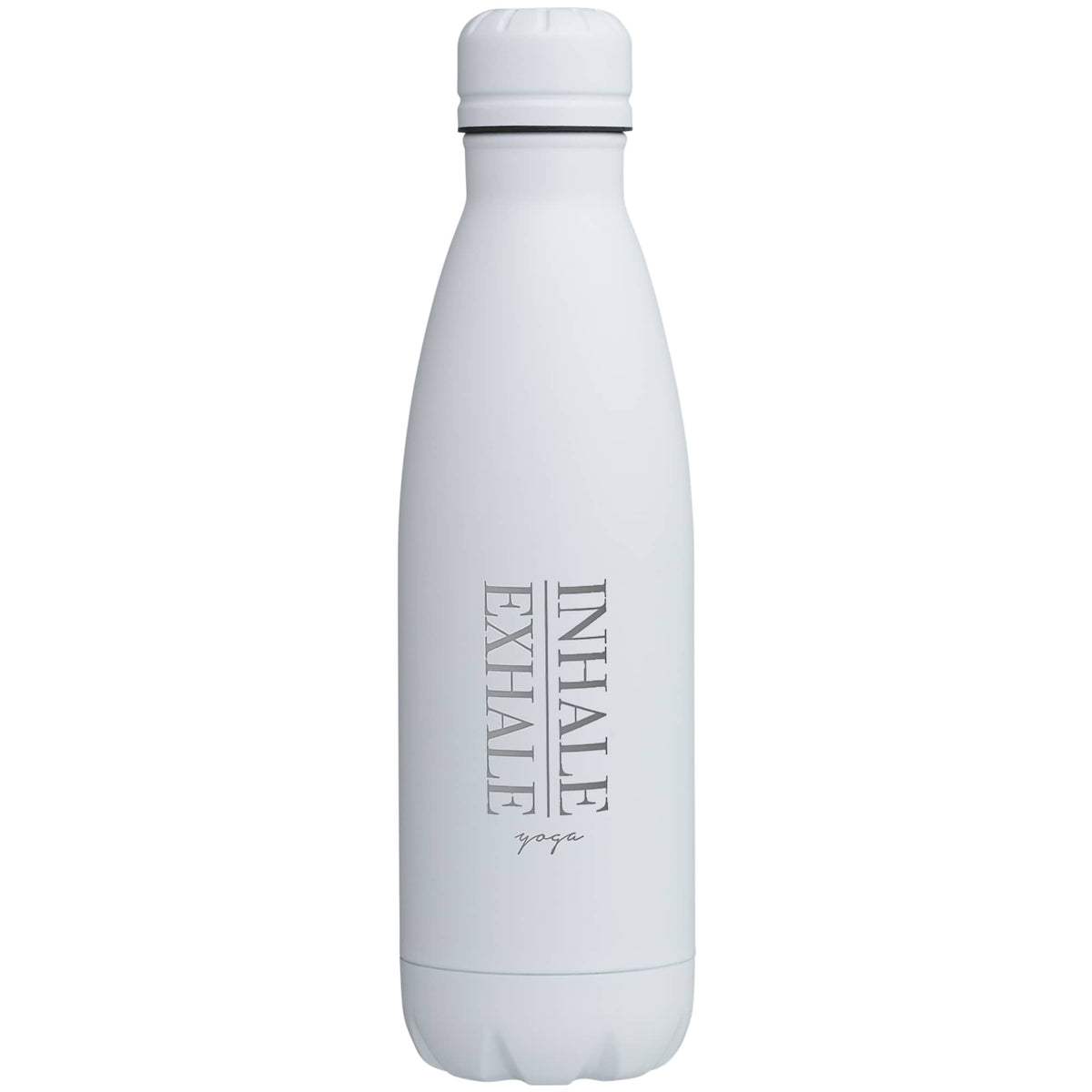 Copper Lined Vacuum Bottle, 17 oz Laser Engraving - White - Front 2