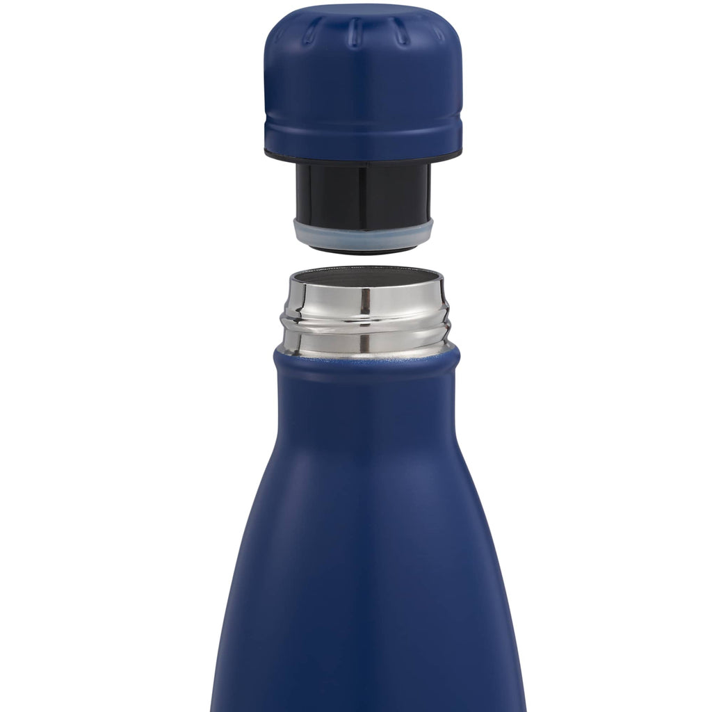 Copper Lined Vacuum Bottle, 17 oz - Navy - Detail