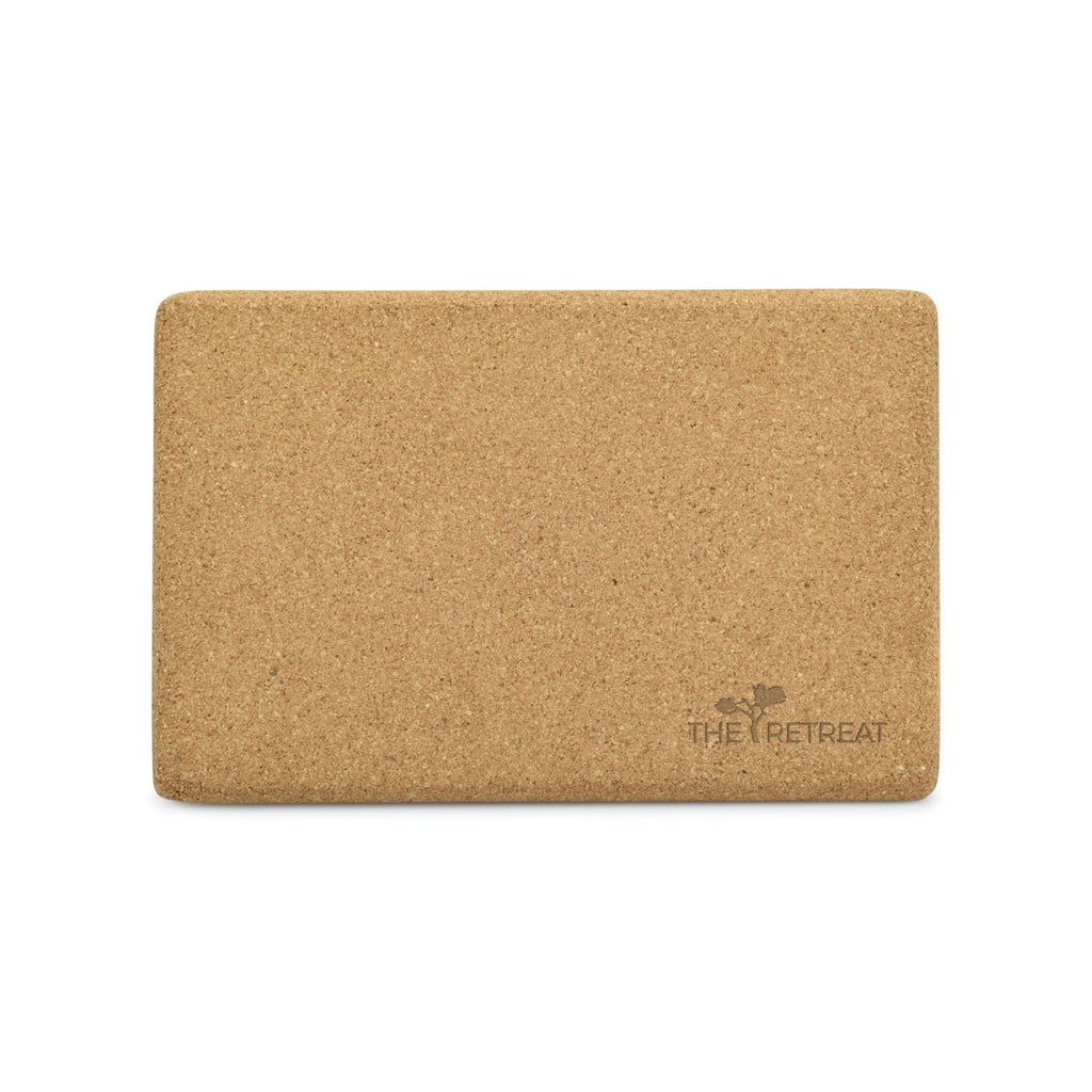 Cork Yoga Block with Textured Grip Laser Engraving - Cork - View 2