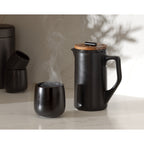 Corkcicle Cafe Double Wall Ceramic Cup, 8 oz - Matte Black - View 3