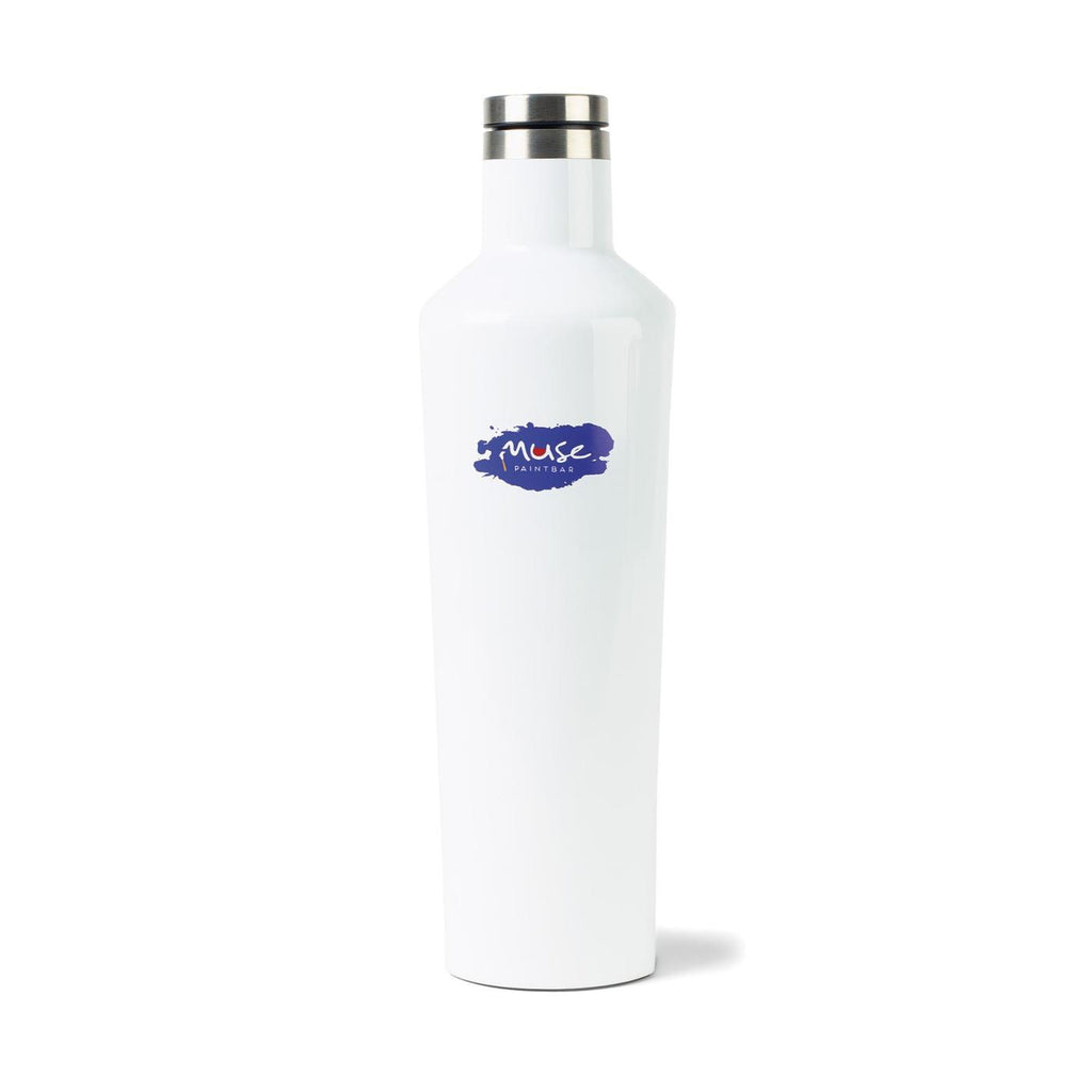 Corkcicle Canteen and Two Stemless Wine Cups Gift Set - Gloss White - View 2