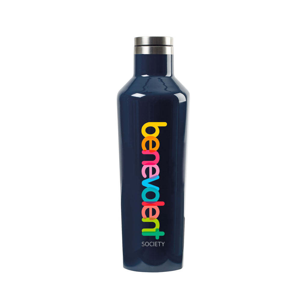 Corkcicle Canteen Insulated Bottle, 16 oz - Gloss Navy - View 2