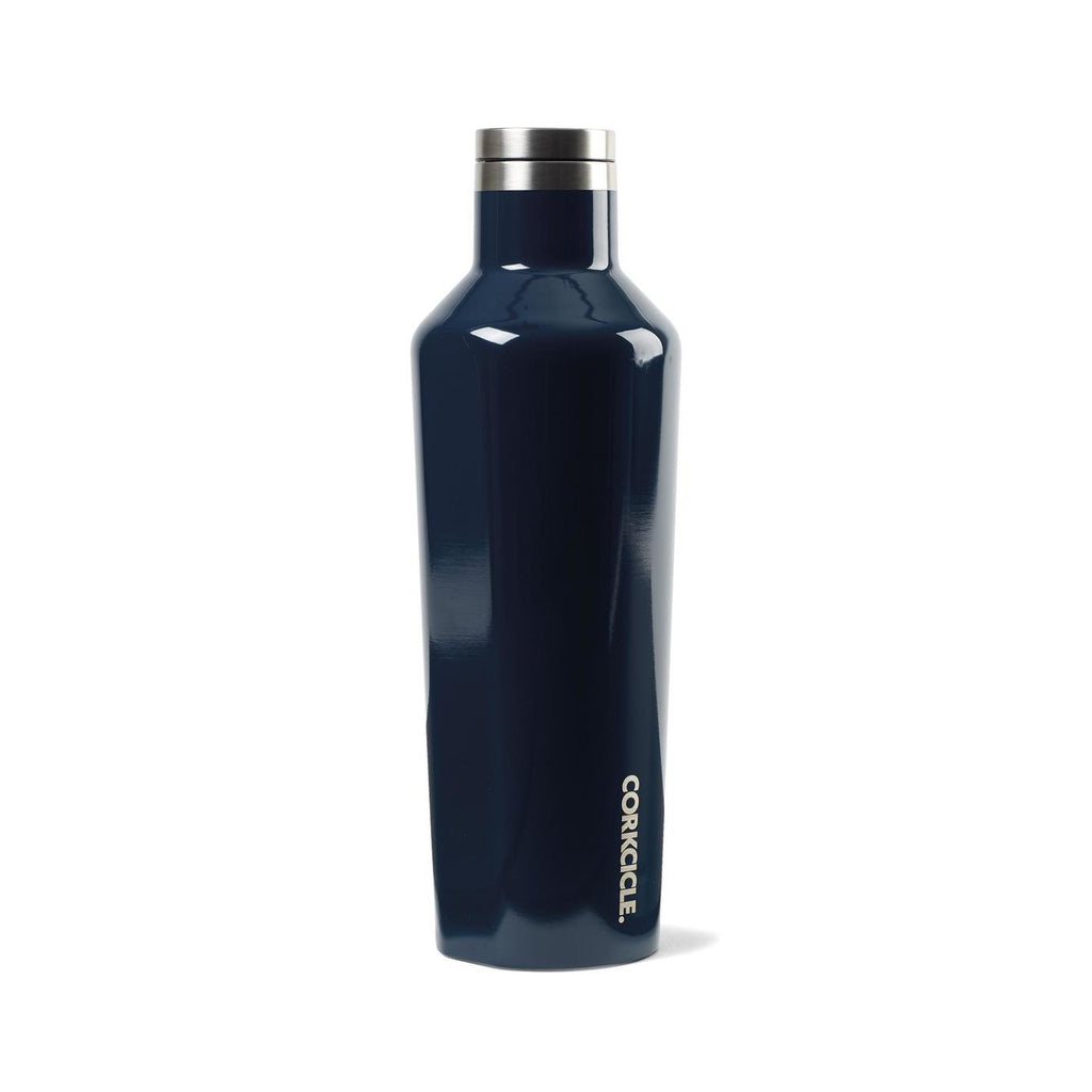 Corkcicle Canteen Insulated Bottle, 16 oz Laser Engraving - Gloss Navy - View 3