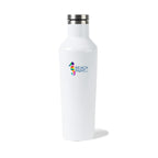 Corkcicle Canteen Insulated Bottle, 16 oz Laser Engraving - Gloss White - View 1