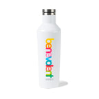 Corkcicle Canteen Insulated Bottle, 16 oz Laser Engraving - Gloss White - View 2