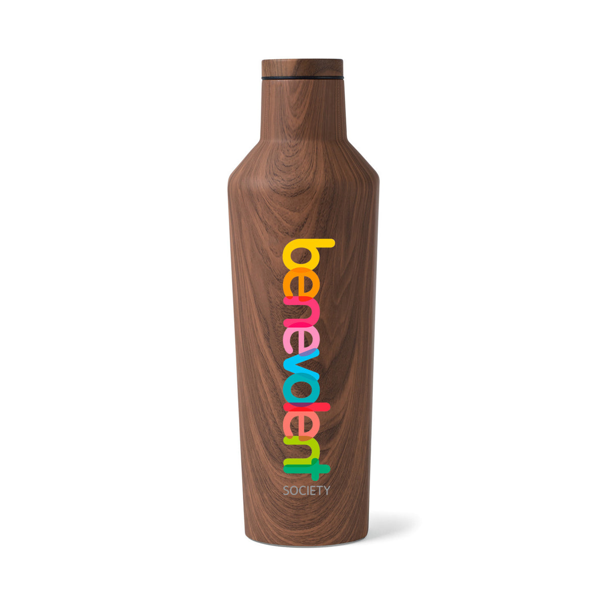 Corkcicle Canteen Insulated Bottle, 16 oz - Walnut - View 2