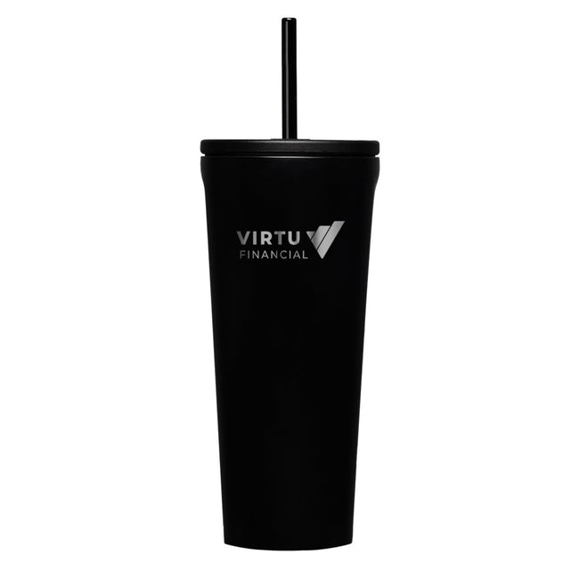 Corkcicle Cold Cup with Ceramic Coated Straw Lid, 24 oz
