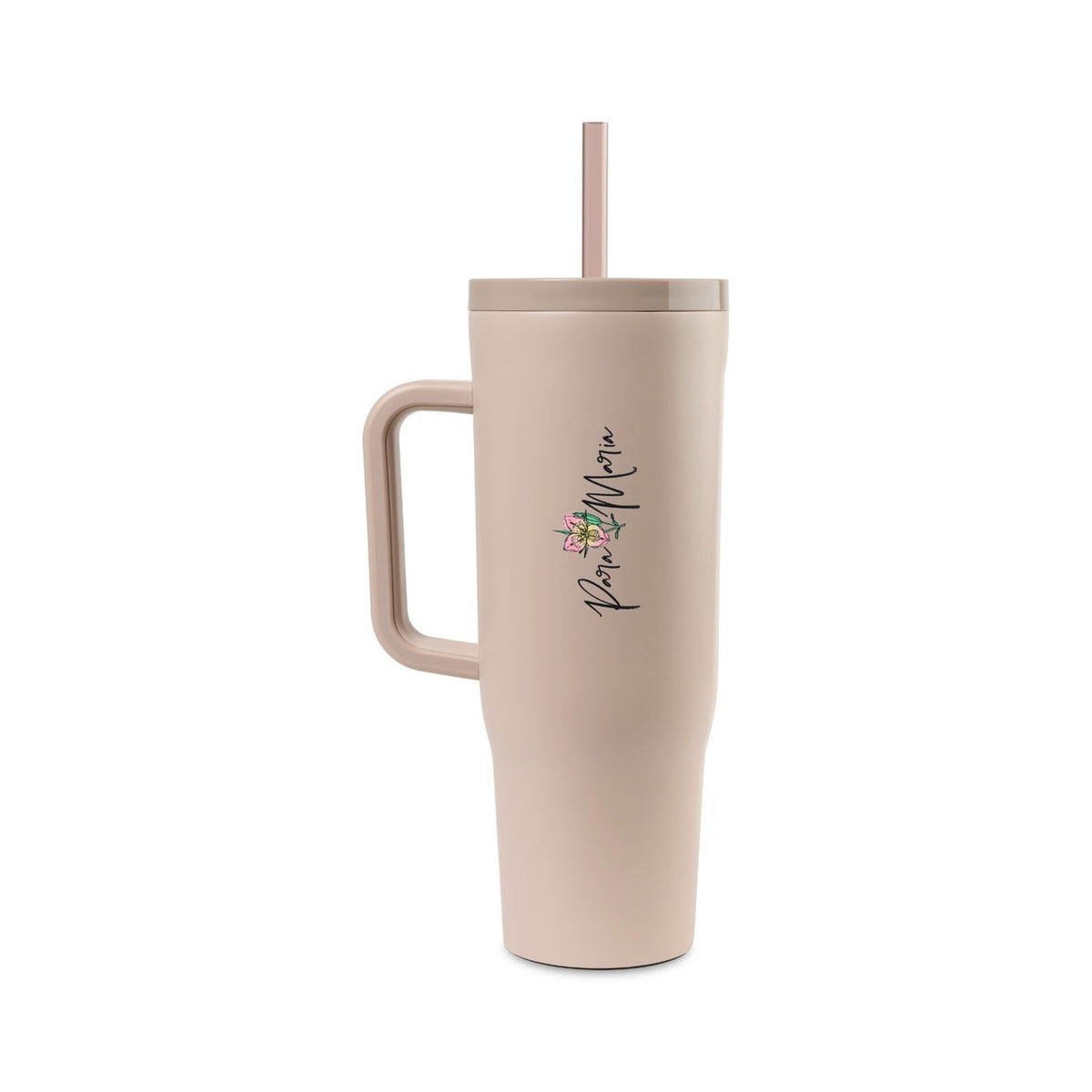 Corkcicle Cruiser Tumbler with Handle, 40 oz Laser Engraving - Desert - View 1