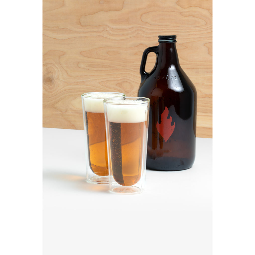 Corkcicle Double Wall Pint Glasses, Set of 2 - Clear - View 4