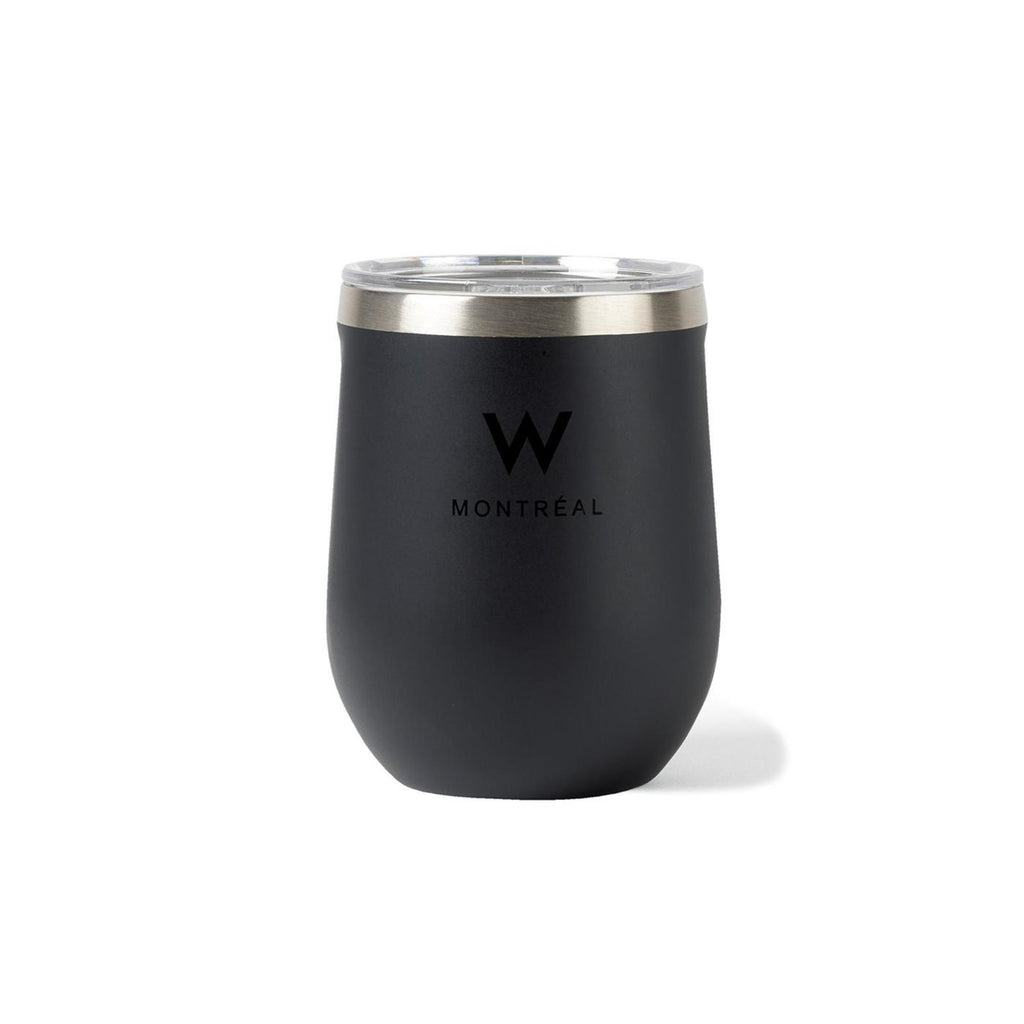 Corkcicle Gift Box with Two Stemless Wine Cups - Matte Black - View 2
