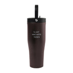 Corkcicle Go Cup XL with Straw and Handle, 30 oz - Cacao - View 1