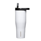 Corkcicle Go Cup XL with Straw and Handle, 30 oz - White - View 2