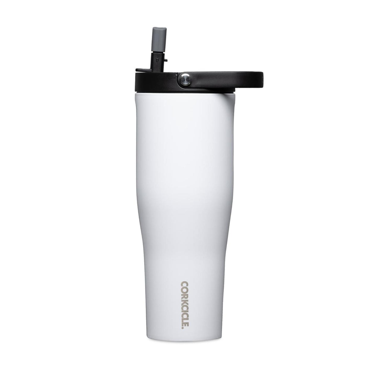 Corkcicle Go Cup XL with Straw and Handle, 30 oz - White - View 2