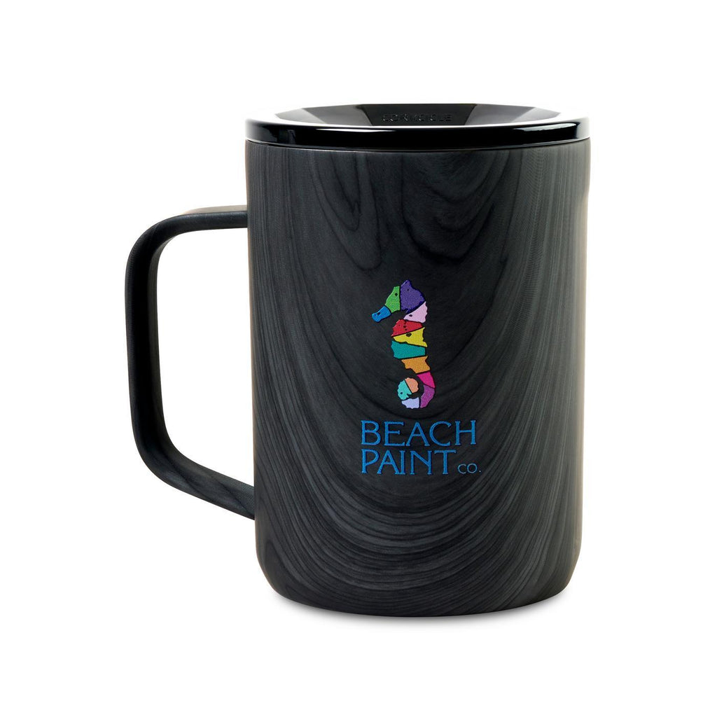 Corkcicle Insulated Coffee Mug with Sliding Lid, 16 oz - Burnt Wood - View 1