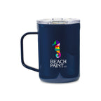 Corkcicle Insulated Coffee Mug with Sliding Lid, 16 oz - Gloss Navy - View 1