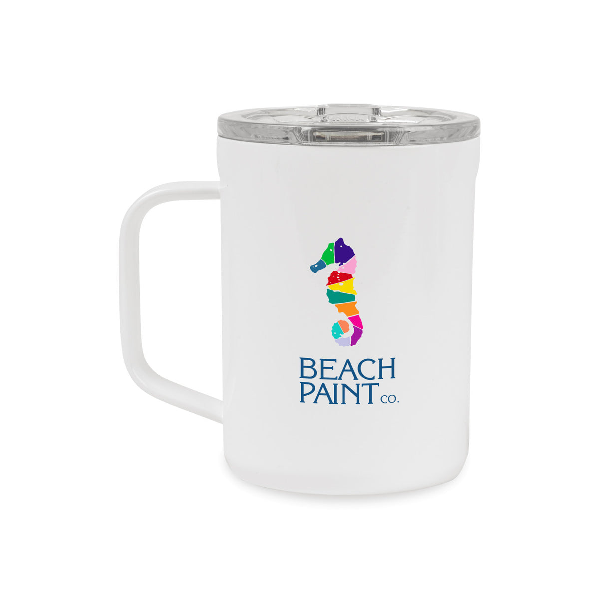 Corkcicle Insulated Coffee Mug with Sliding Lid, 16 oz - Gloss White - View 1