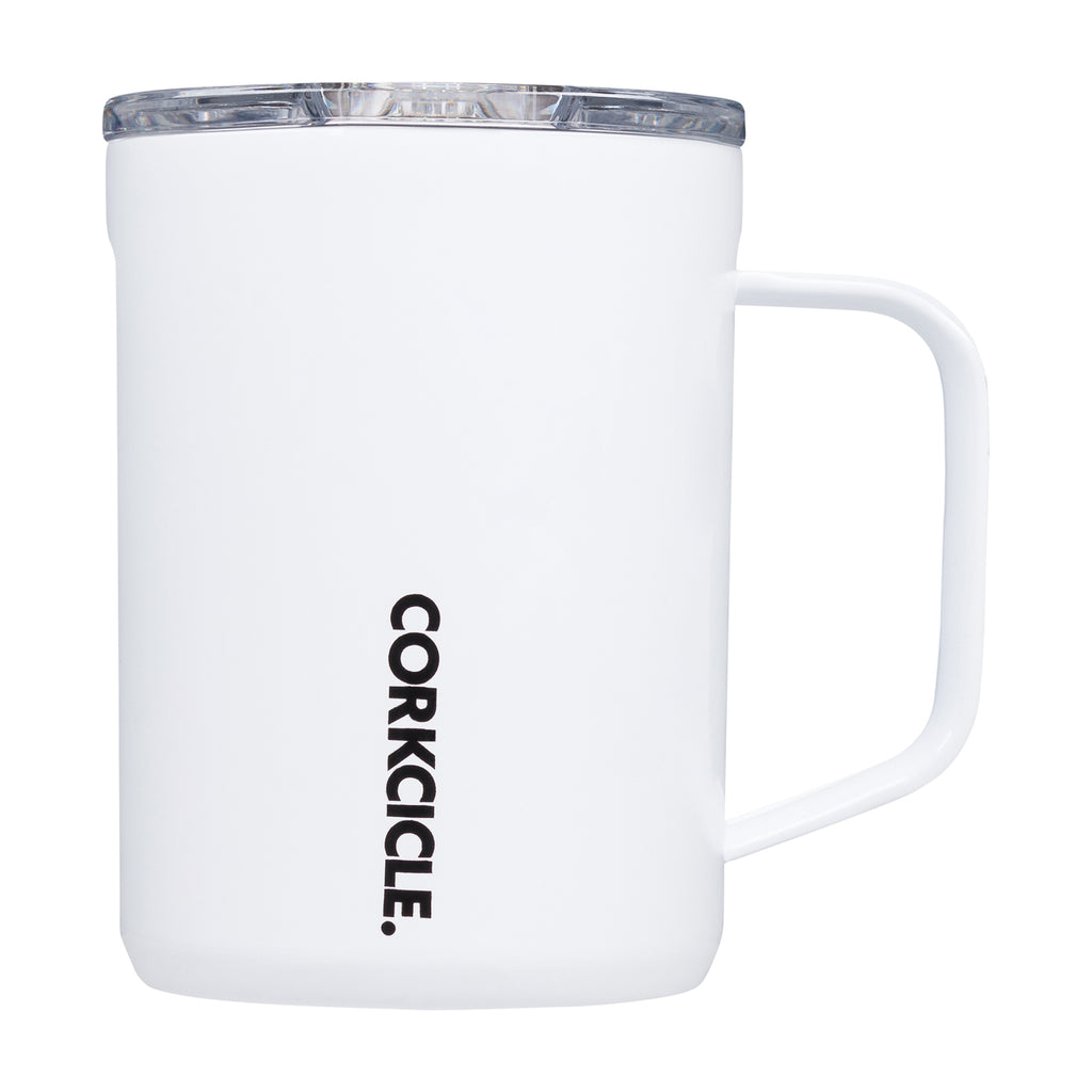 Corkcicle Insulated Coffee Mug with Sliding Lid, 16 oz - Gloss White - View 2