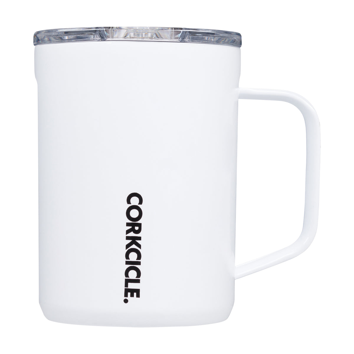 Corkcicle Insulated Coffee Mug with Sliding Lid, 16 oz - Gloss White - View 2