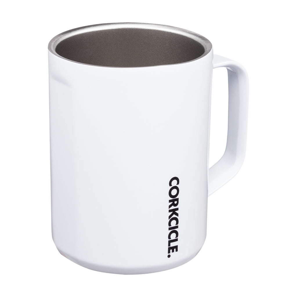 Corkcicle Insulated Coffee Mug with Sliding Lid, 16 oz - Gloss White - View 3