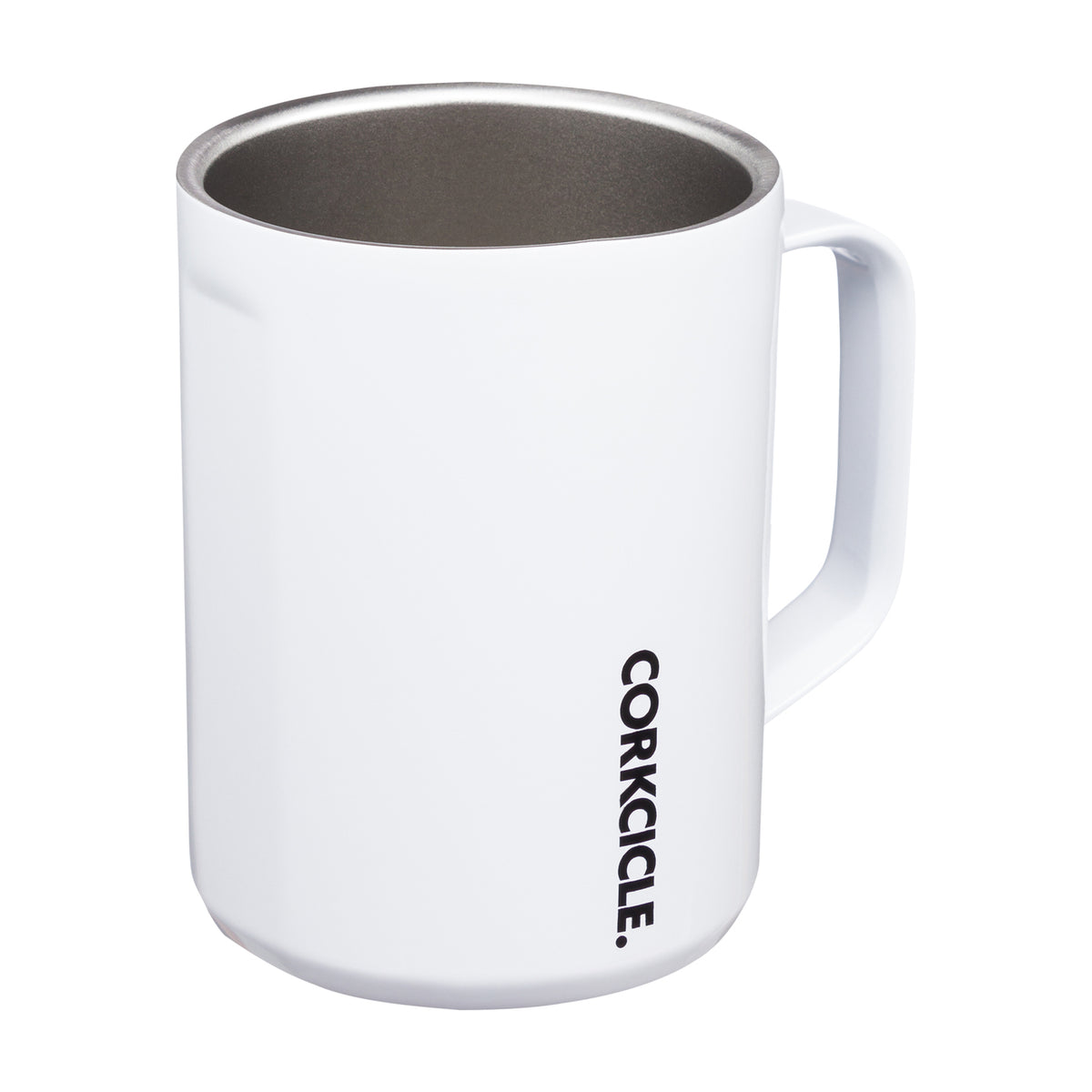 Corkcicle Insulated Coffee Mug with Sliding Lid, 16 oz - Gloss White - View 3
