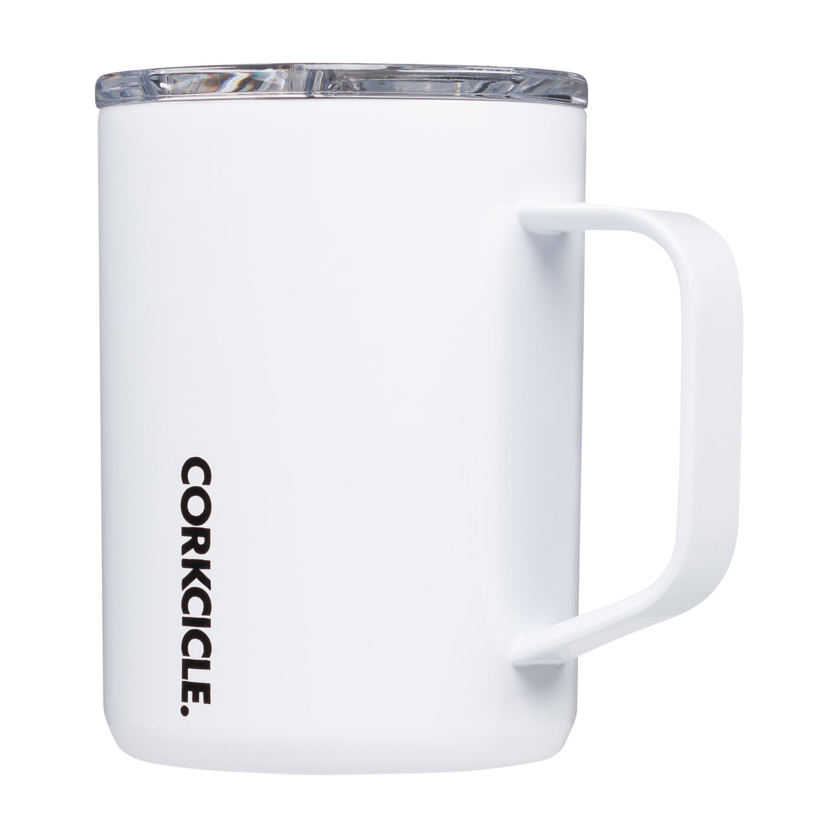 Corkcicle Insulated Coffee Mug with Sliding Lid, 16 oz - Gloss White - View 4