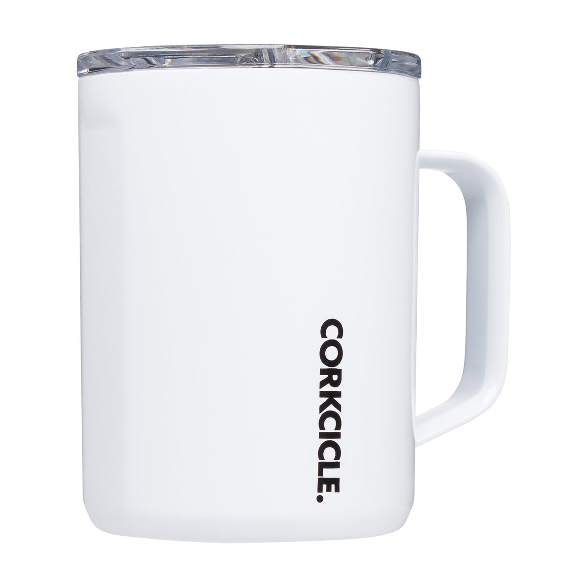 Corkcicle Insulated Coffee Mug with Sliding Lid, 16 oz - Gloss White - View 5