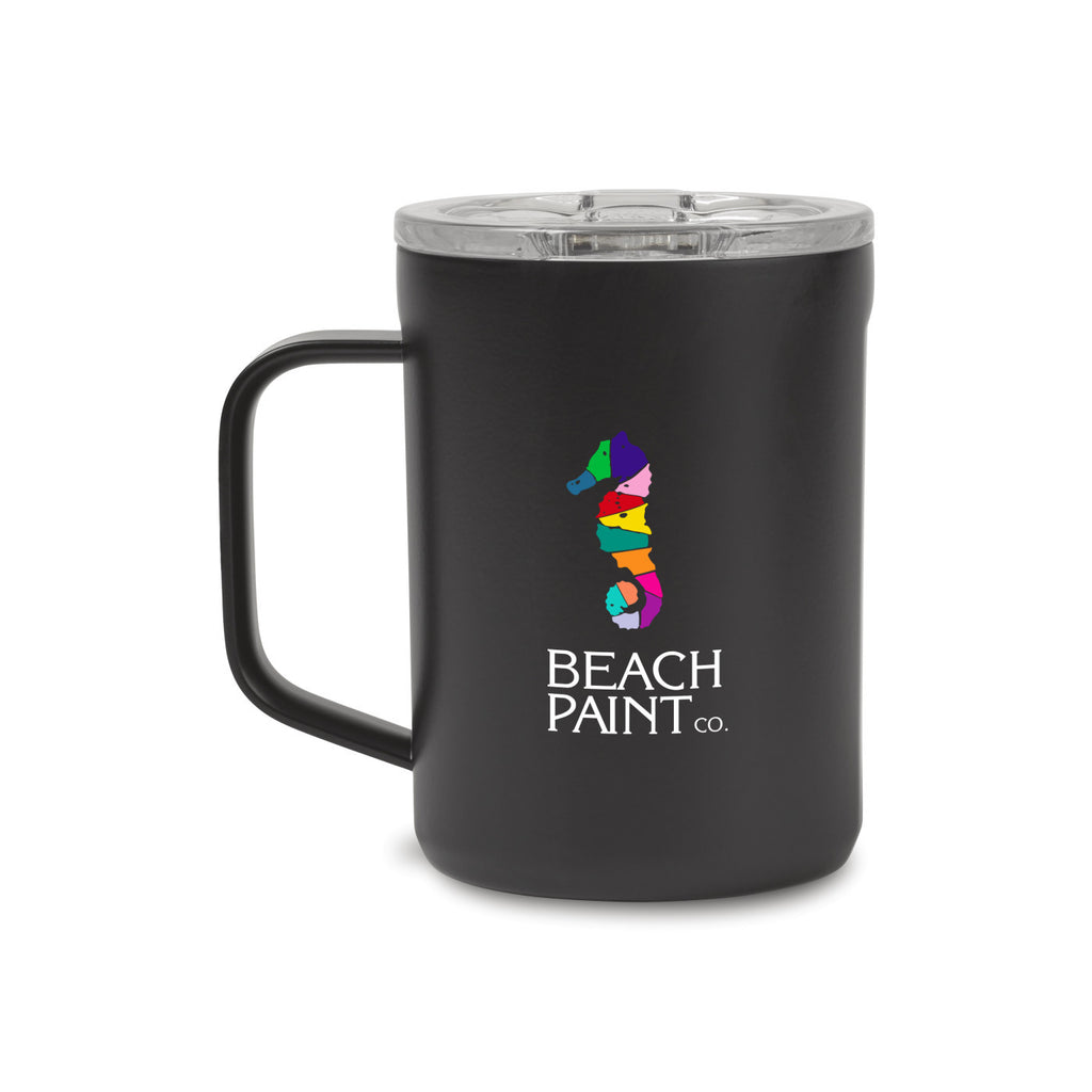 Corkcicle Insulated Coffee Mug with Sliding Lid, 16 oz - Matte Black - View 1