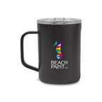 Corkcicle Insulated Coffee Mug with Sliding Lid, 16 oz - Matte Black - View 1