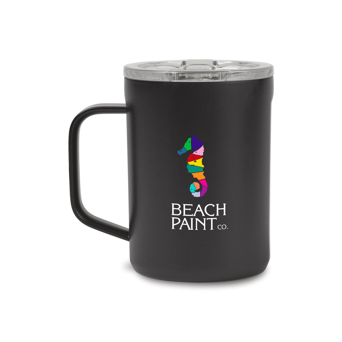 Corkcicle Insulated Coffee Mug with Sliding Lid, 16 oz - Matte Black - View 1