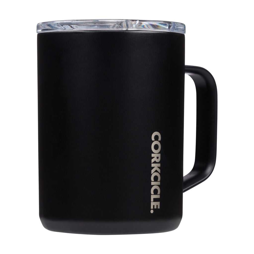 Corkcicle Insulated Coffee Mug with Sliding Lid, 16 oz - Matte Black - View 5