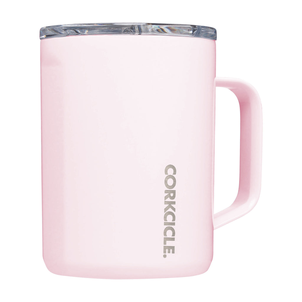 Corkcicle Insulated Coffee Mug with Sliding Lid, 16 oz - Powder Puff - View 3