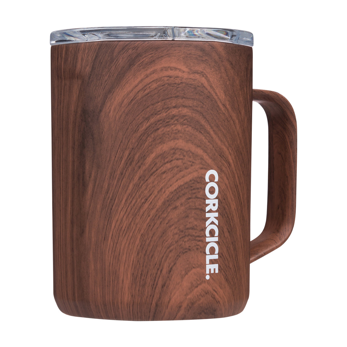 Corkcicle Insulated Coffee Mug with Sliding Lid, 16 oz - Walnut - View 5