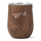 Corkcicle Insulated Stemless Wine Cup, 12 oz Full Color - Walnut - View 3