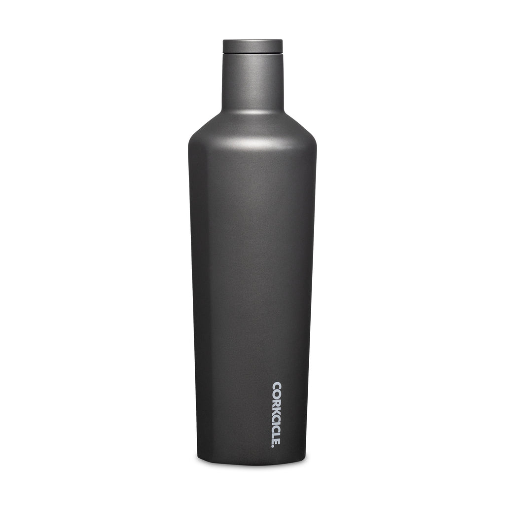Corkcicle Pure Taste Ceramic Lined Canteen, 25 oz Laser Engraving - Slate - View 3