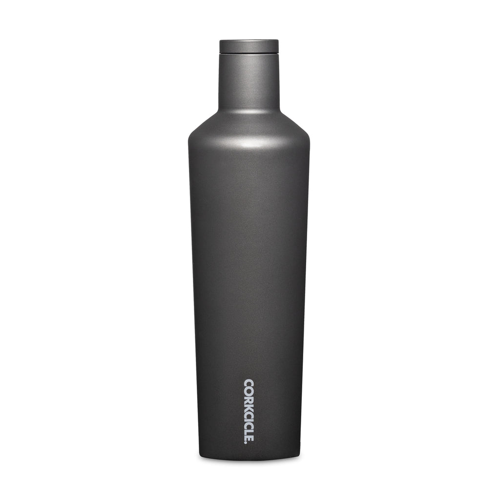 Corkcicle Pure Taste Ceramic Lined Canteen, 25 oz Laser Engraving - Slate - View 4