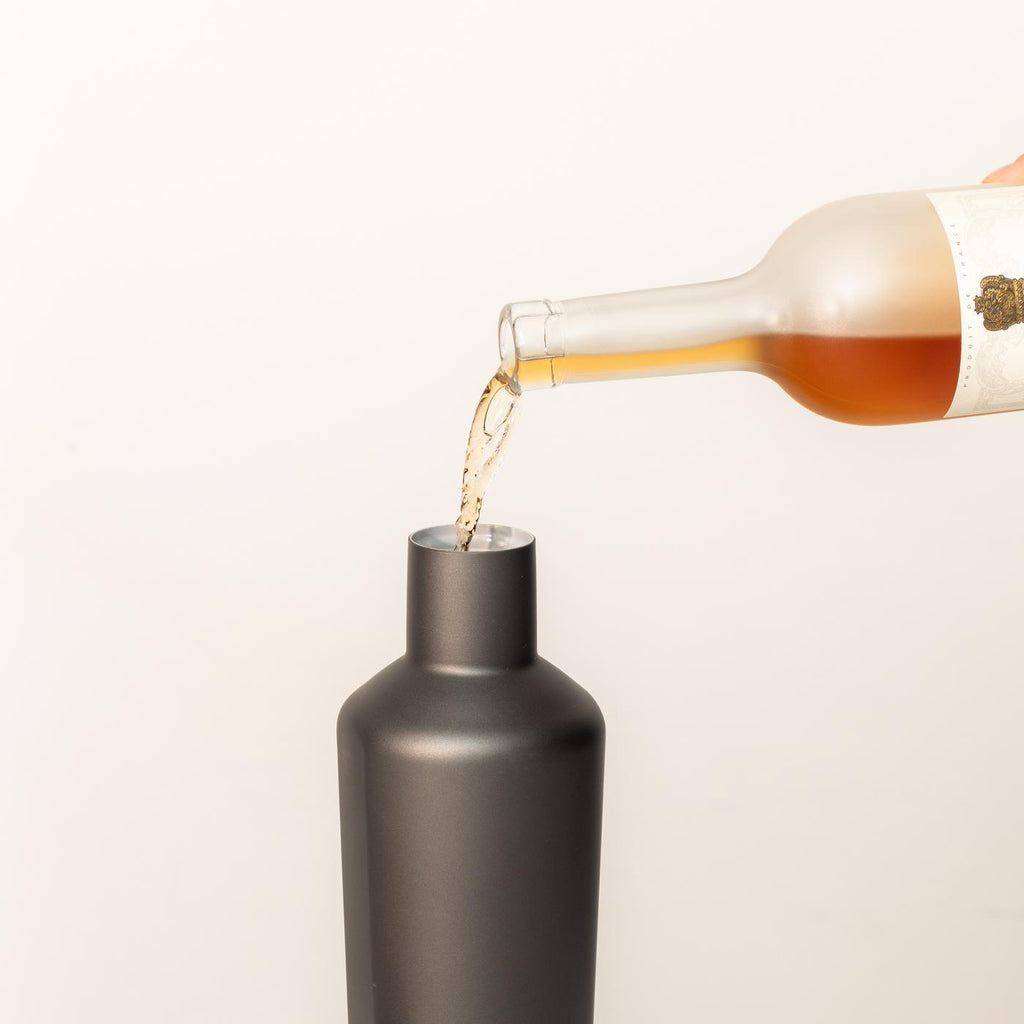 Corkcicle Pure Taste Ceramic Lined Canteen, 25 oz Laser Engraving - Slate - View 5