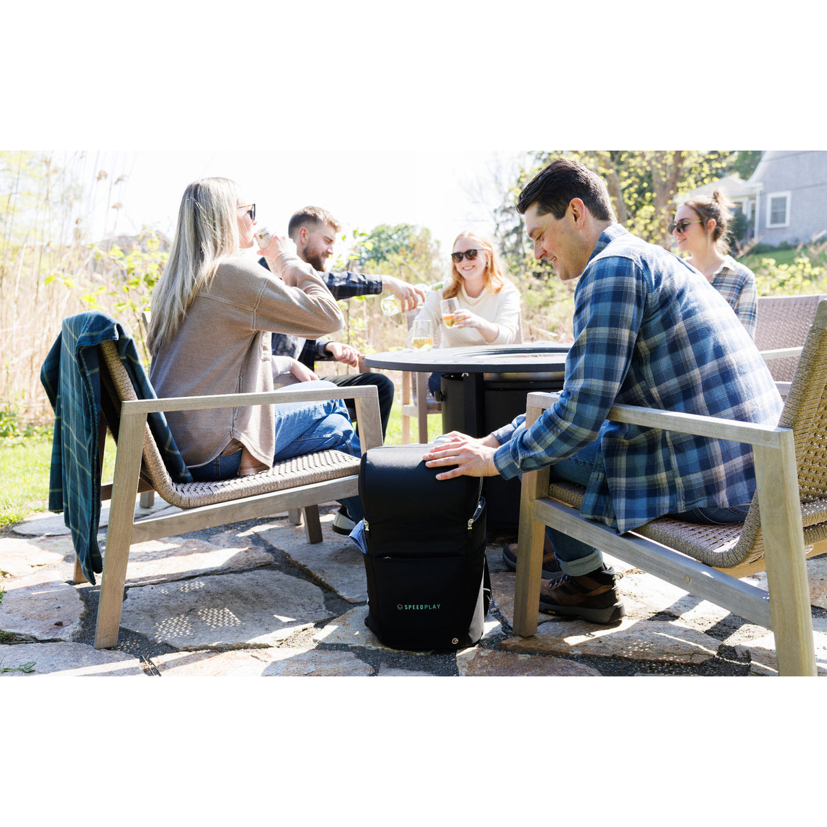 Corkcicle Series A Backpack Cooler, 20 Cans - Black - View 6