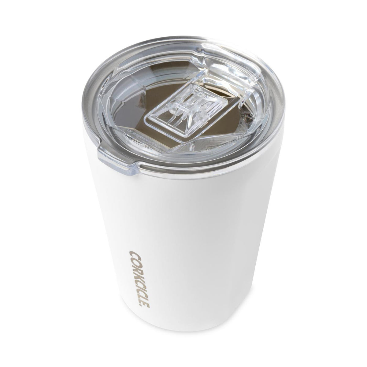 Corkcicle Triple Insulated Tumbler, 12 oz Laser Engraving - Gloss White - View 4