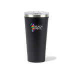 Corkcicle Triple Insulated Tumbler, 16 oz Laser Engraving - Matte Black - View 1