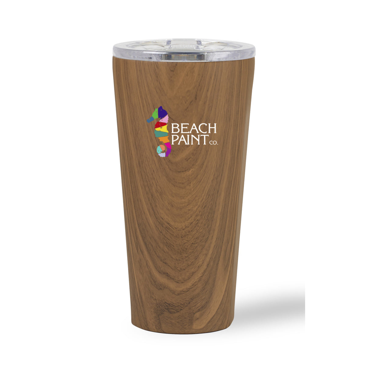 Corkcicle Triple Insulated Tumbler, 16 oz Laser Engraving - Walnut - View 2