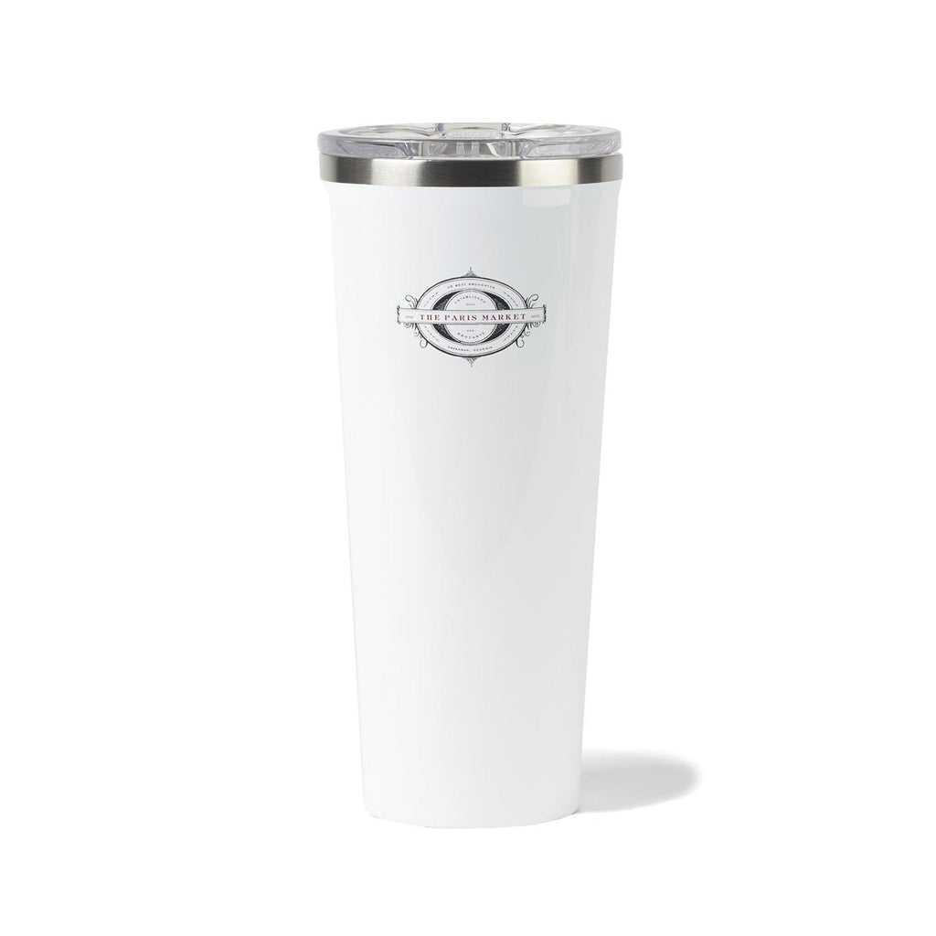 Corkcicle Triple Insulated Tumbler, 24 oz - Gloss White - View 1