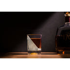 Corkcicle Whiskey Wedge Glass with Ice Mold Laser Engraving - Clear - View 6