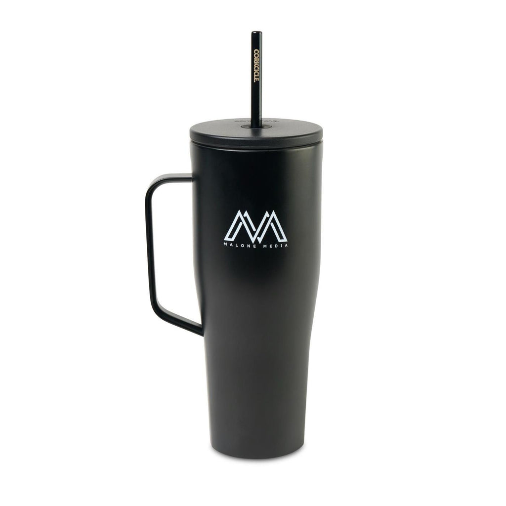 Corkcicle XL Cold Cup with Handle, 30 oz - Matte Black - View 1