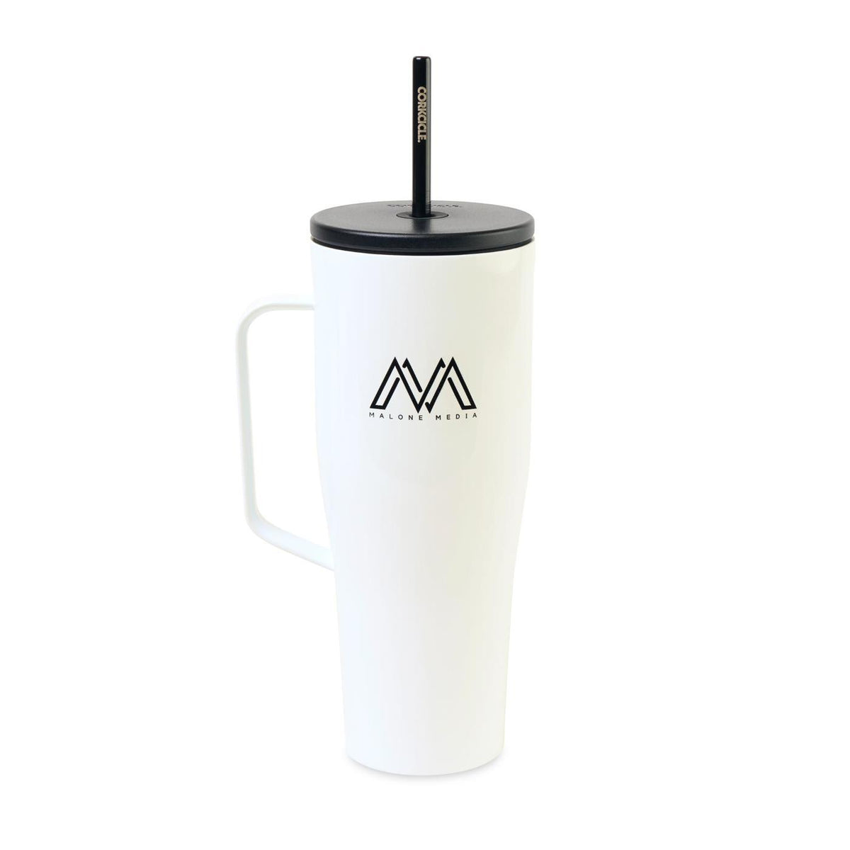 Corkcicle XL Cold Cup with Handle, 30 oz - White - View 1