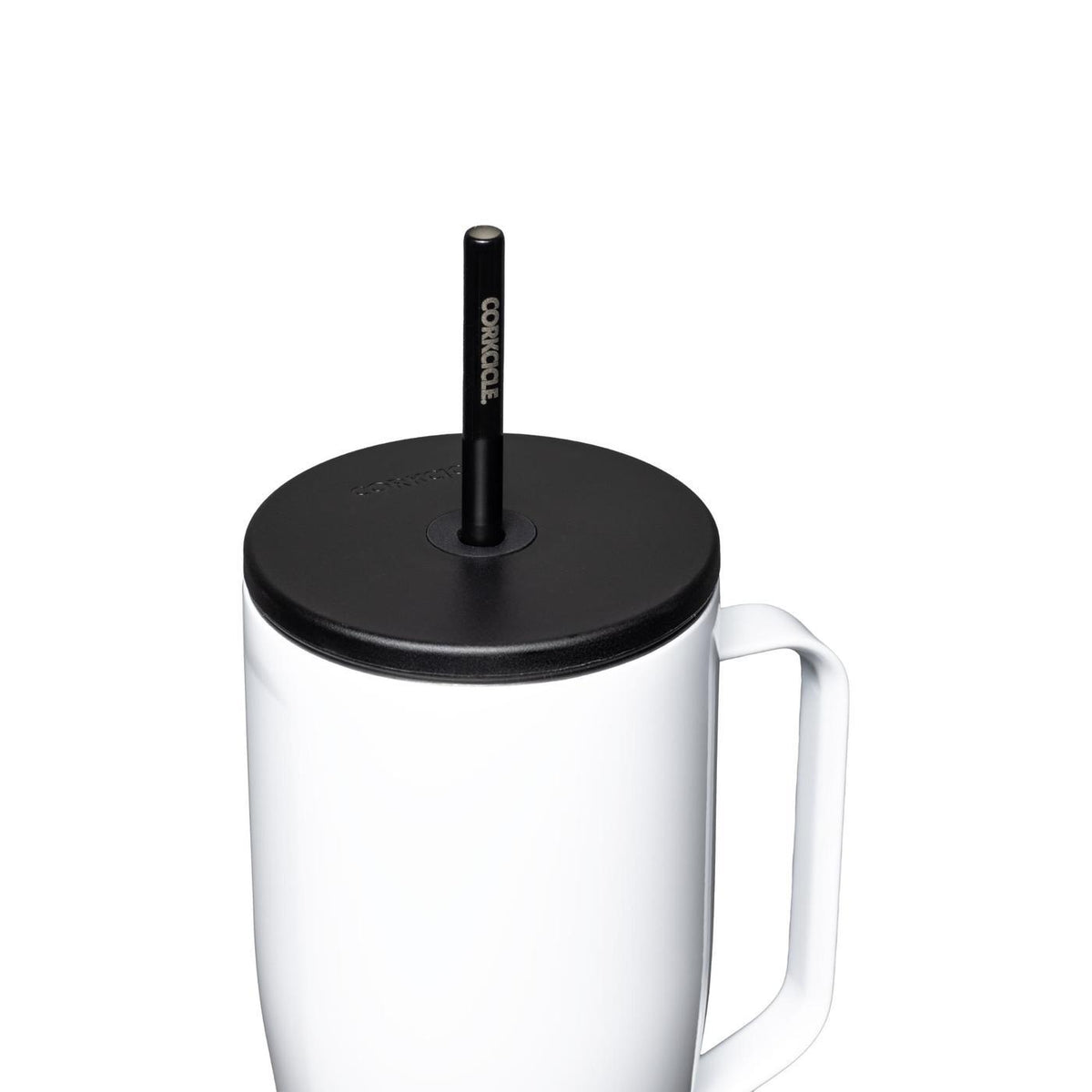 Corkcicle XL Cold Cup with Handle, 30 oz - White - View 2