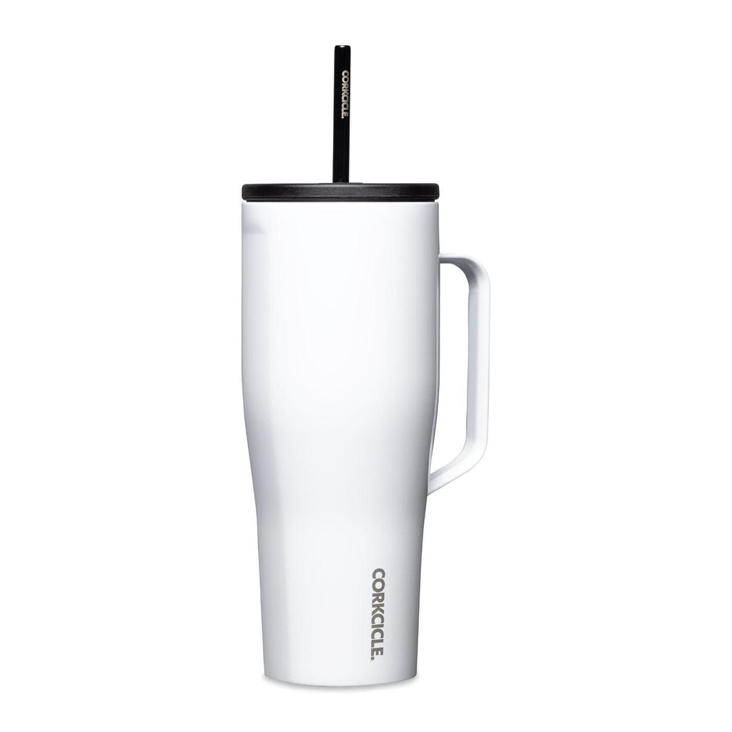 Corkcicle XL Cold Cup with Handle, 30 oz - White - View 3