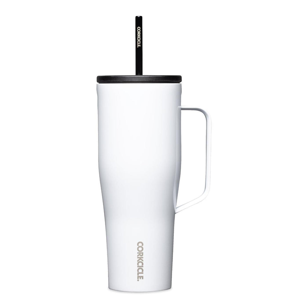Corkcicle XL Cold Cup with Handle, 30 oz - White - View 4